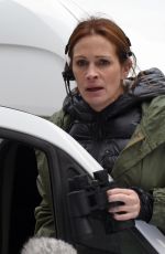 JULIA ROBERTS on the Set of Money Monster in New York 04/19/2015