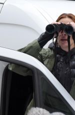 JULIA ROBERTS on the Set of Money Monster in New York 04/19/2015