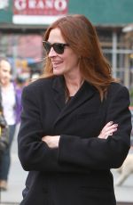 JULIA ROBERTS Out and About in New York 04/18/2015