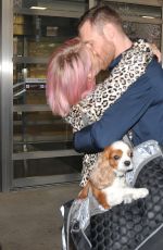 JULIANNE HOUGH and Brooks Laich Kissiing at the Airport in Washington