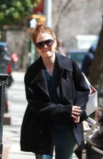 JULIANNE MOORE Out and About in New York