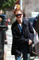 JULIANNE MOORE Out and About in New York