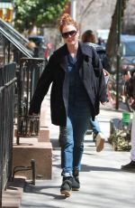 JULIANNE MOORE Out and About in New York