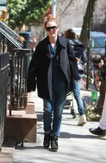 JULIANNE MOORE Out and About in New York