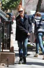 JULIANNE MOORE Out and About in New York