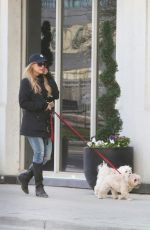 JULIE BENZ Takes Her Dogs at the Dog Park in Toronto