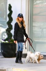 JULIE BENZ Takes Her Dogs at the Dog Park in Toronto