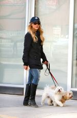 JULIE BENZ Takes Her Dogs at the Dog Park in Toronto