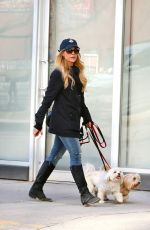 JULIE BENZ Takes Her Dogs at the Dog Park in Toronto