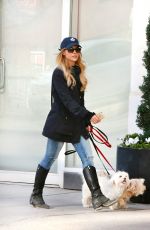 JULIE BENZ Takes Her Dogs at the Dog Park in Toronto