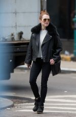 JULIEANNE MOORE Out and About in New York 04/28/2015