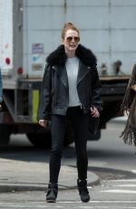 JULIEANNE MOORE Out and About in New York 04/28/2015