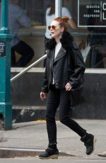 JULIEANNE MOORE Out and About in New York 04/28/2015