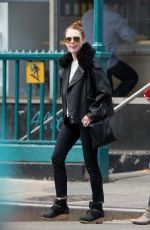 JULIEANNE MOORE Out and About in New York 04/28/2015