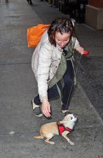 JULIETTE LEWIS Leaves Her Hotel in New York 04/23/2015