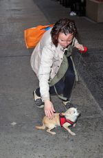 JULIETTE LEWIS Leaves Her Hotel in New York 04/23/2015