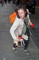 JULIETTE LEWIS Leaves Her Hotel in New York 04/23/2015