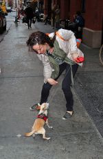 JULIETTE LEWIS Leaves Her Hotel in New York 04/23/2015