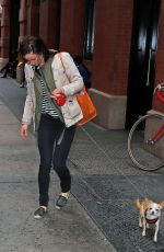 JULIETTE LEWIS Leaves Her Hotel in New York 04/23/2015