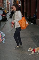 JULIETTE LEWIS Leaves Her Hotel in New York 04/23/2015