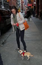 JULIETTE LEWIS Leaves Her Hotel in New York 04/23/2015