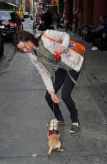 JULIETTE LEWIS Leaves Her Hotel in New York 04/23/2015