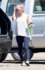 KALEY CUOCO at Horse Riding in Moorpark 04/29/2015