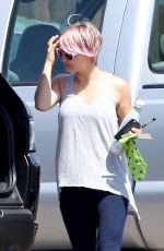 KALEY CUOCO at Horse Riding in Moorpark 04/29/2015