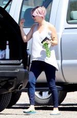 KALEY CUOCO at Horse Riding in Moorpark 04/29/2015