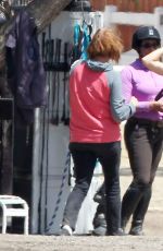 KALEY CUOCO at Horse Riding in Moorpark 04/29/2015