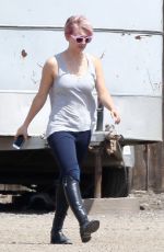 KALEY CUOCO at Horse Riding in Moorpark 04/29/2015