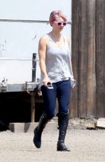 KALEY CUOCO at Horse Riding in Moorpark 04/29/2015