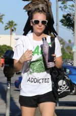 KALEY CUOCO Leaves a Yoga Class in Los Angeles 04/27/2015