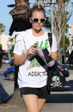 KALEY CUOCO Leaves a Yoga Class in Los Angeles 04/27/2015
