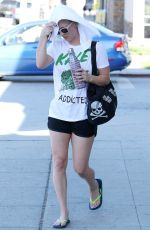 KALEY CUOCO Leaves a Yoga Class in Los Angeles 04/27/2015