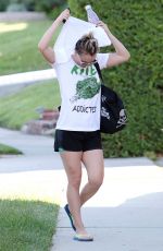 KALEY CUOCO Leaves a Yoga Class in Los Angeles 04/27/2015
