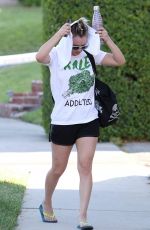 KALEY CUOCO Leaves a Yoga Class in Los Angeles 04/27/2015