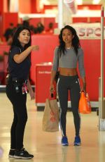 KARREUCHE TRAN in Spandex Shopping at Target in West Hollywood