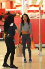 KARREUCHE TRAN in Spandex Shopping at Target in West Hollywood