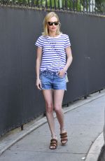 KATE BOSWORTH in Denim Shorts Out in Beverly Hills