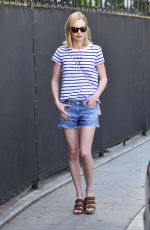 KATE BOSWORTH in Denim Shorts Out in Beverly Hills