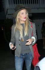 KATE HUDSON Celebrates Her 36th Birthday at Giorgio Baldi in Los Angeles 04/19/2015