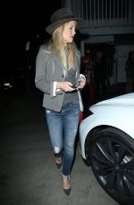KATE HUDSON Leaves Giorgio Baldi in Los Angeles 04/19/2015