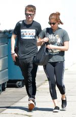 KATE MARA and John Mara Jr. Out and About in Los Angeles