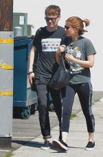 KATE MARA and John Mara Jr. Out and About in Los Angeles