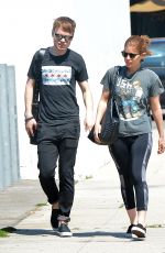 KATE MARA and John Mara Jr. Out and About in Los Angeles