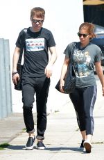 KATE MARA and John Mara Jr. Out and About in Los Angeles