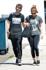 KATE MARA and John Mara Jr. Out and About in Los Angeles