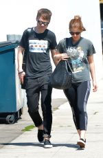 KATE MARA and John Mara Jr. Out and About in Los Angeles