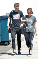 KATE MARA and John Mara Jr. Out and About in Los Angeles